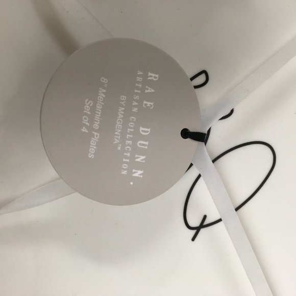 Rae Dunn Fun BBQ melamine salad desert plate set of 8 - Picture 7 of 11